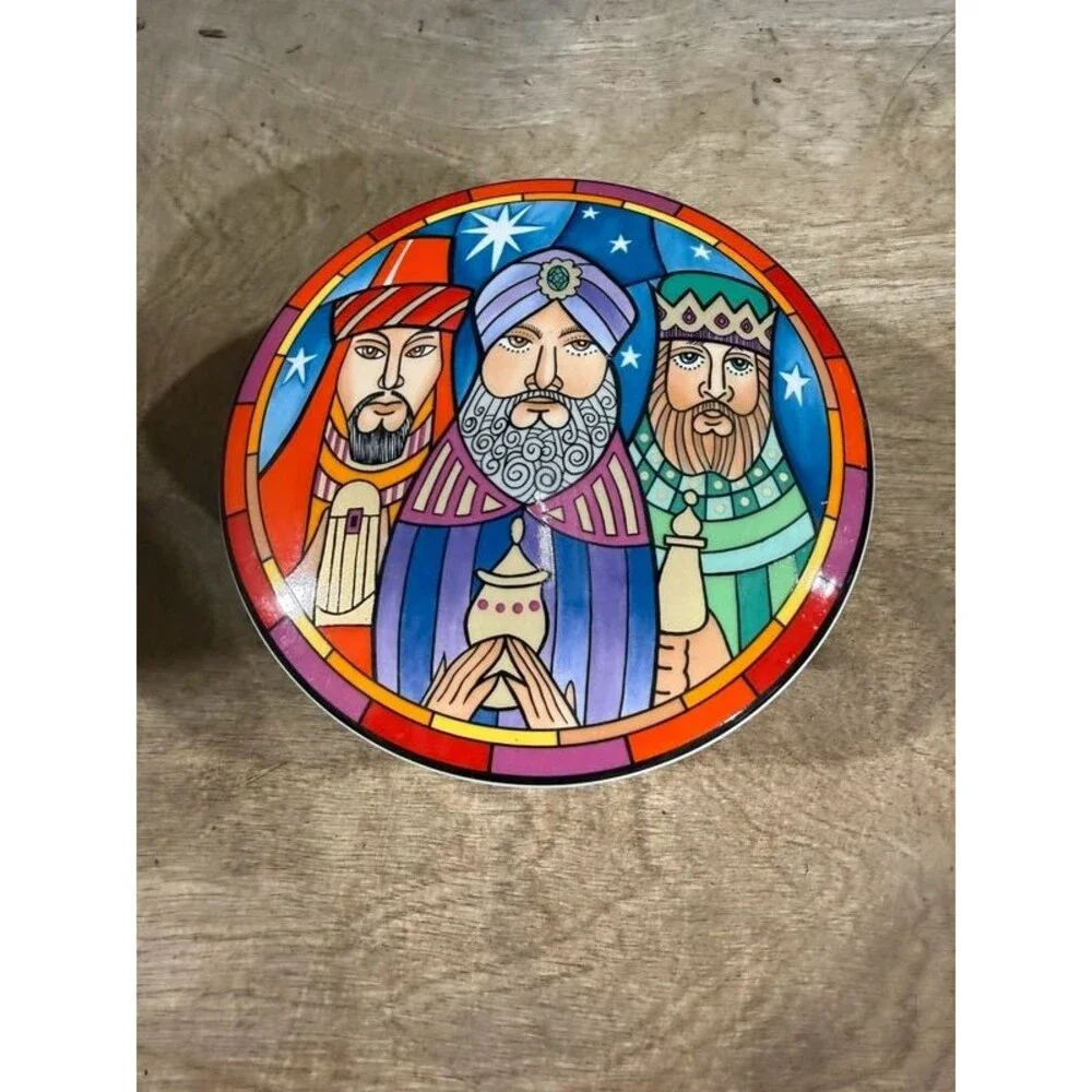 Christmas 3 Wise Men Trinket Candy Dish